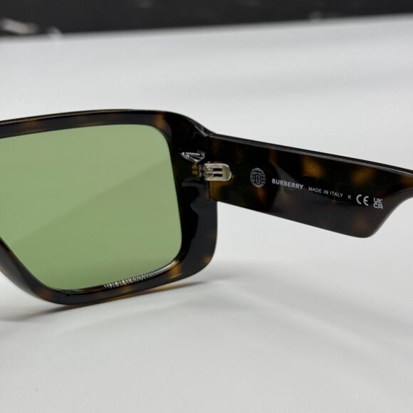 NEW BE4401U 3002/2  BURBERRY DARK HAVANA/GREEN MEN BURBERRY SUNGLASSES - Picture 10 of 11